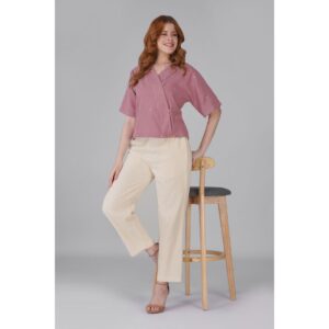 The Birdbox Project Bougainvillea Wrap Kala Cotton Wrap Top