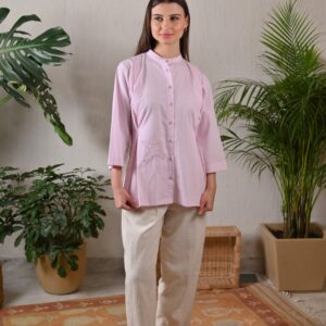 The Birdbox Project Wing Whim Light Pink Bird Top